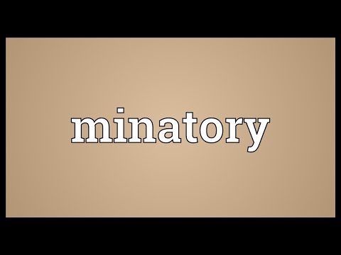 Header of minatory