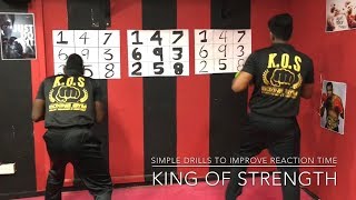 Simple drills to increase Reaction Time| Boxing Tutorial