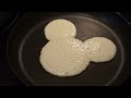 Mickey Mouse pancake surprise!