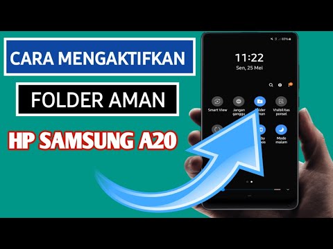 Cara mengaktifkan folder aman samsung A20