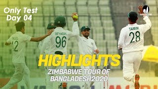 Highlights | Bangladesh vs Zimbabwe | Day 4 | Only Test