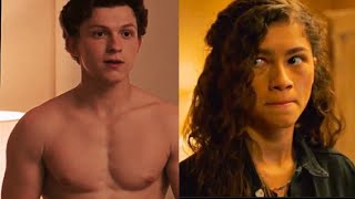 Mj Watching Peter Parker Change Costume Zendaya Tom Holland Spiderman Far From Home