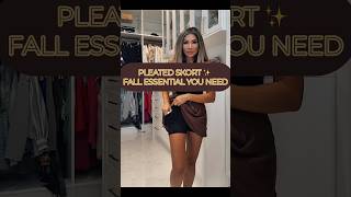 Pleated Skort Amazon Fall Essential You Need Fall Fashion Haul 2025