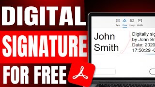 How To Create A Digital Signature In Adobe Acrobat Dc For Free