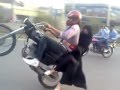 Boy Wheeling On Bike With Girl-Pakistani-Masti