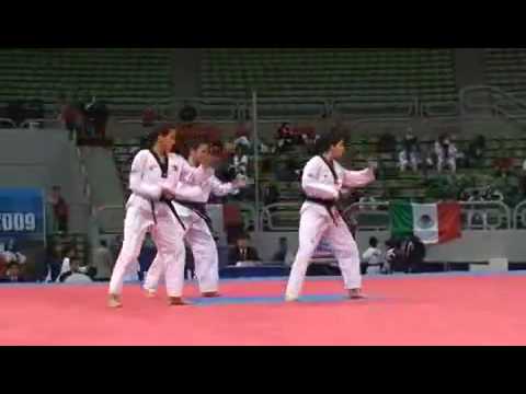 2009 WORLD TAEKWONDO TEAM  POOMSAE CHAMPIONS (PHILIPPINES) - PYONGWON FORM