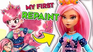 Turning my ART into a DOLL - My First Doll Repaint