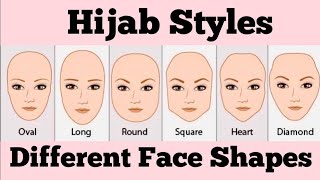Face Shapes Hijab Styles | Everyday Hijab Styles for Different Face Shapes | Hir