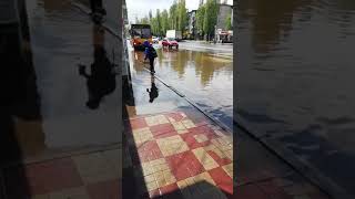 Видео Потоп на улице Остужева в Воронеже от Виктор Барт, улица Остужева, Воронеж, Россия