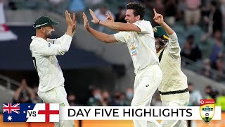 Buttler digs in but Jhye five sees Aussies prevail | Men's Ashes 2021-22