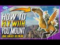 FFXIV - How to make you mount FLY!  EASY! in Final Fantasy XIV Online! (Tutorial Gameplay )