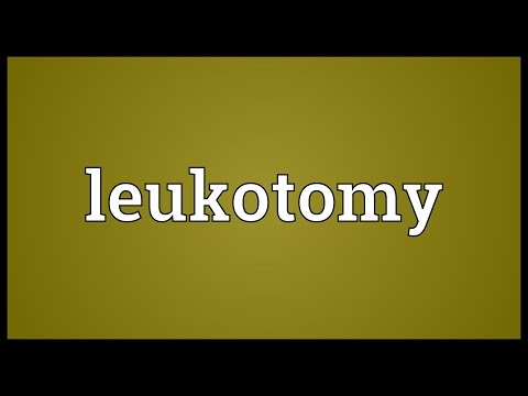 Header of leukotomy