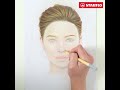 Drawing portrait with STABILO CarbOthello