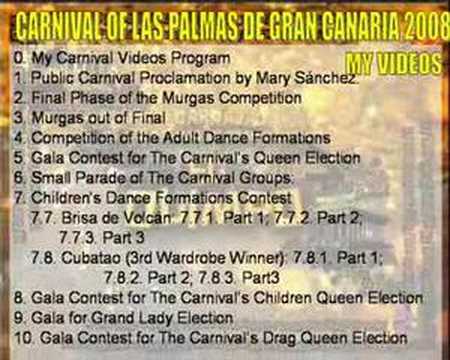 My Videos Program Carnival Las Palmas de Gran Canaria 2008