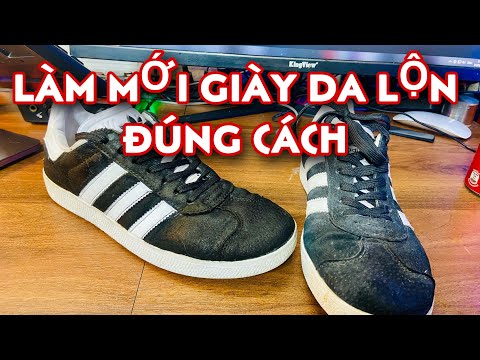 CKT | sneaker | làm mới giày da lộn, quần áo bị bạc màu