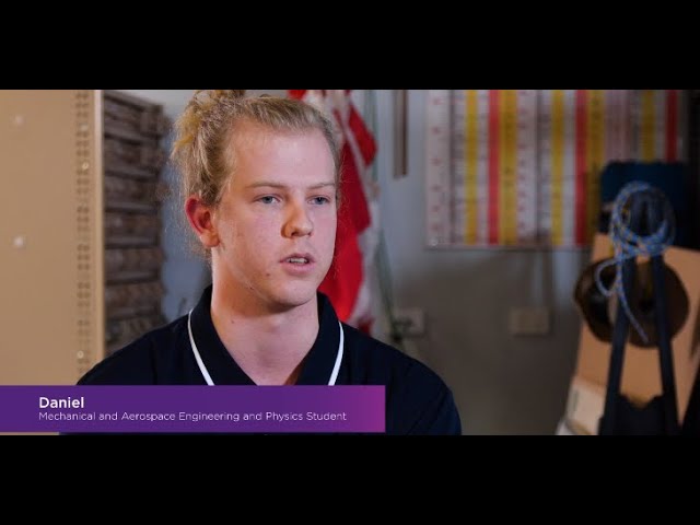 Watch Meet Daniel, a Mechanical and Aerospace Engineering student at UQ on YouTube.