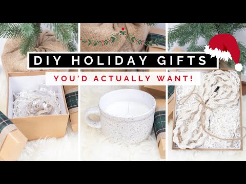 DIY CHRISTMAS GIFT IDEAS | HOLIDAY GIFTS YOU ACTUALLY WANT! AFFORDABLE AND EASY TO MAKE 2020 - YouTube