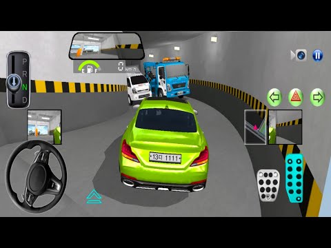 3d Driving Class #54 - New Green  Mercedes G70 For Parking  - Android Gameplay