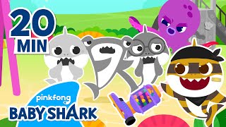 Where Are The Colors? Bring Them Back To Baby Shark! | +Compilation Stories | Baby Shark Official