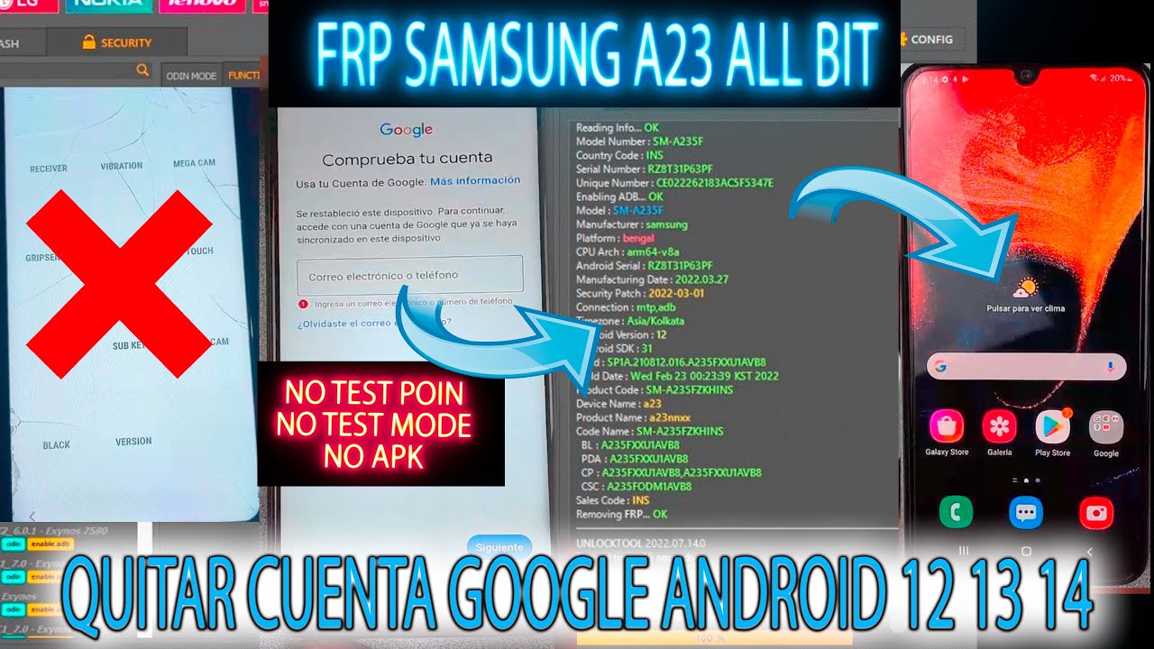 FRP SAMSUNG A23 REMOVE GOOGLE ACCOUNT NEW EDL METHOD FRP SAMSUNG A23 REMOVE GOOGLE ACCOUNT NEW EDL METHOD