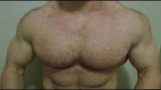 Ninja Tyler Muscle Posing Flexing