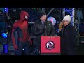 Spidey And Marc Webb At Times Square New Year's Eve