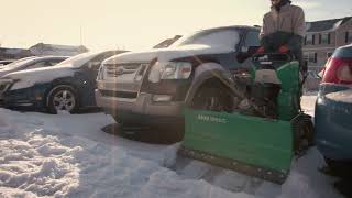 The Snow Rhino For Clearing Storefronts And Sidewalks