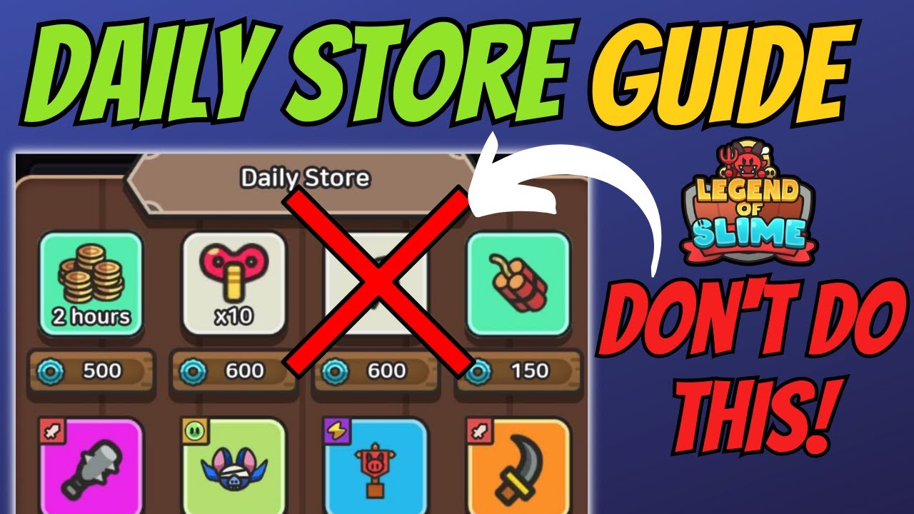 DON’T DO THIS! – Daily Store Guide Update – Legend DON’T DO THIS! – Daily Store Guide Update – Legend