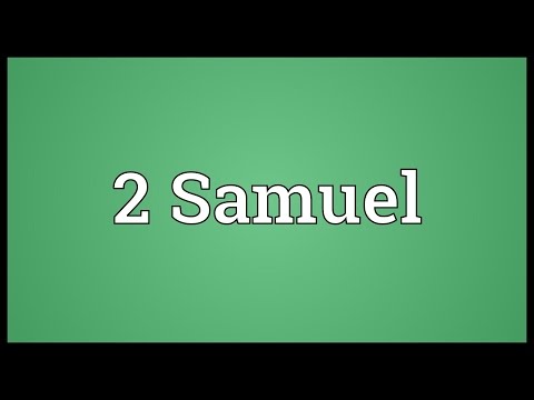 Header of 2 Samuel