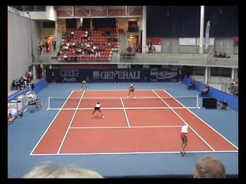 Rennae Stubbs ＆ Kveta Peschke vs 杉山愛 ＆ Katarina Srebotnik in Linz 2008 3