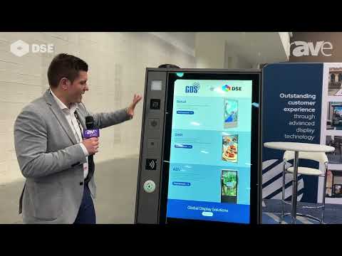 DSE 2023 GDS – Global Display Solutions Intros 46″ Accessible Midas Aria Interactive Kiosk