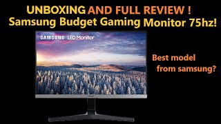 Samsung's new budget gaming monitor (LS24R350FHXXL) || Unboxing and Full review!