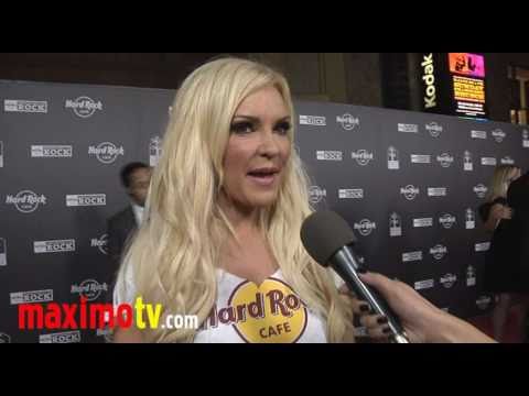 BRIDGET MARQUARDT Interview at HARD ROCK CAFE Hollywood Opening