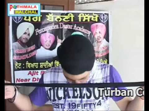 Pride Of Sardar New Tying Turban with Clozed Eyes on Another...