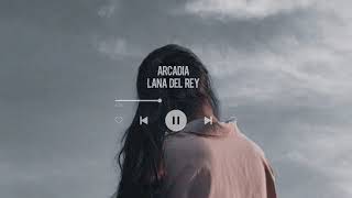 Arcadia - Lana Del Rey Slowed Rain Sounds