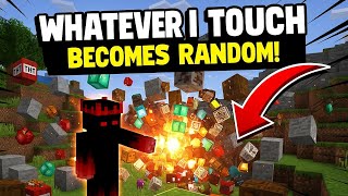 Minecraft But Everything I Touch Turns To Lucky Block.. But At The End Something Dumb Happened