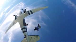 Santa skydivers cocoa beach: Wing suits: Air Sports Parachute Team