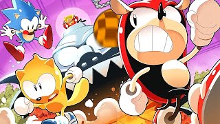 We Played The Hardest 3 Player Sonic Game Ever Made... Segasonic