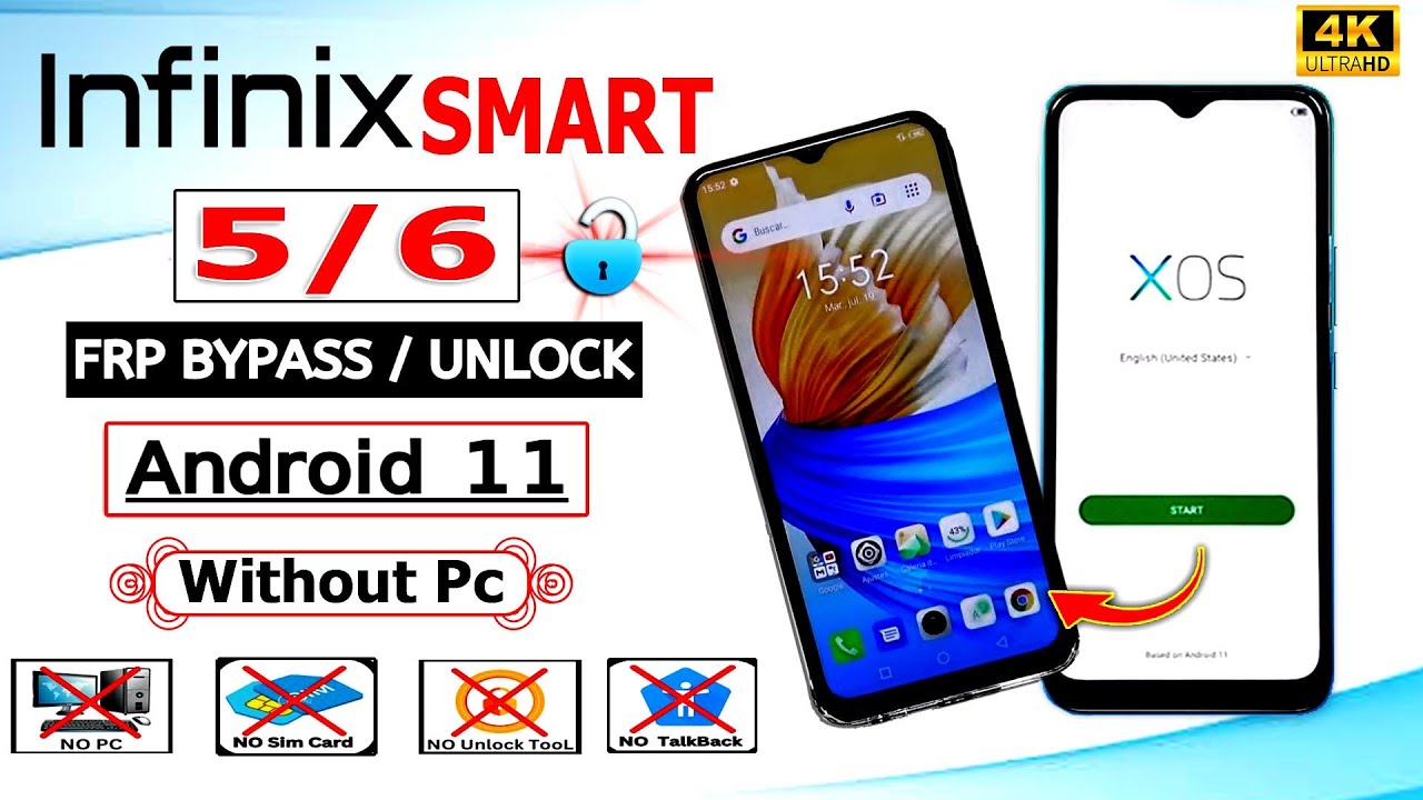 Infinix Smart 5/6 Frp Bypass 2024 Android 11 Without Pc Infinix Smart 5/6 Frp Bypass 2024 Android 11 Without Pc