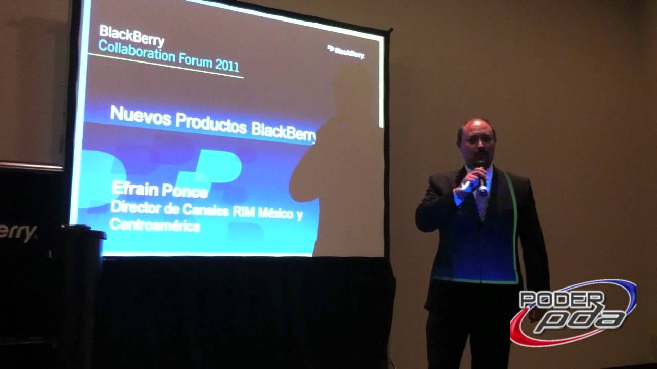 Conferencia de prensa: BlackBerry Collaboration Forum 2011 en México #BBCFMEX #Video