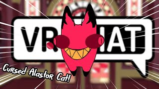 The Cursed Alastor Cat Desires Pickles In Vrchat! - Vrchat Funny Moments (Hazbin Hotel)