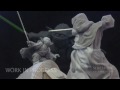 Cote-a-Cas.net - Yoda vs. Darth Sidious Diorama - Star Wars.flv