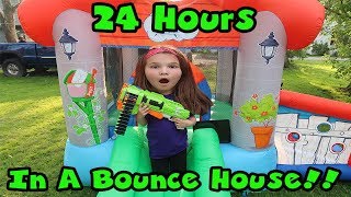 24 Hours In A Bounce House 24 Hours With No Lol Dolls The Doll Maker Was Watching
