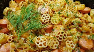 СУПЕР ЛЕНИВЫЙ УЖИН // МАКАРОНЫ С СОУСОМ ИЗ СОСИСОК // ВКУСНО НЕТ СЛОВ СУПЕР ЛЕНИВЫЙ УЖИН // МАКАРОНЫ С СОУСОМ ИЗ СОСИСОК // ВКУСНО НЕТ СЛОВ