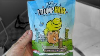 Eating a Bag of Trump's Hair! Eating a Bag of Trump's Hair!