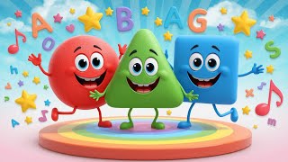 Shapes Dance Party Learn Colors With Circle, Triangle & Square Pocomelon Toon