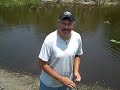 Bass Fishing in a small canal