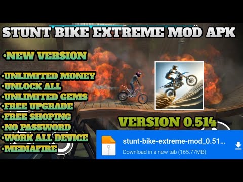STUNT BIKE EXTREME MOD APK V0.514 • UNLIMITED MONEY & STUNT BIKE EXTREME MOD APK V0.514 • UNLIMITED MONEY &