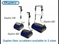 Duplex Floor Scrubbers for Steam Cleaning Floors