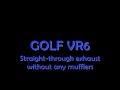 VW GOLF 3 GTI VR6 DRIVE (SOUND) WITHOUT MUFFLER'S 